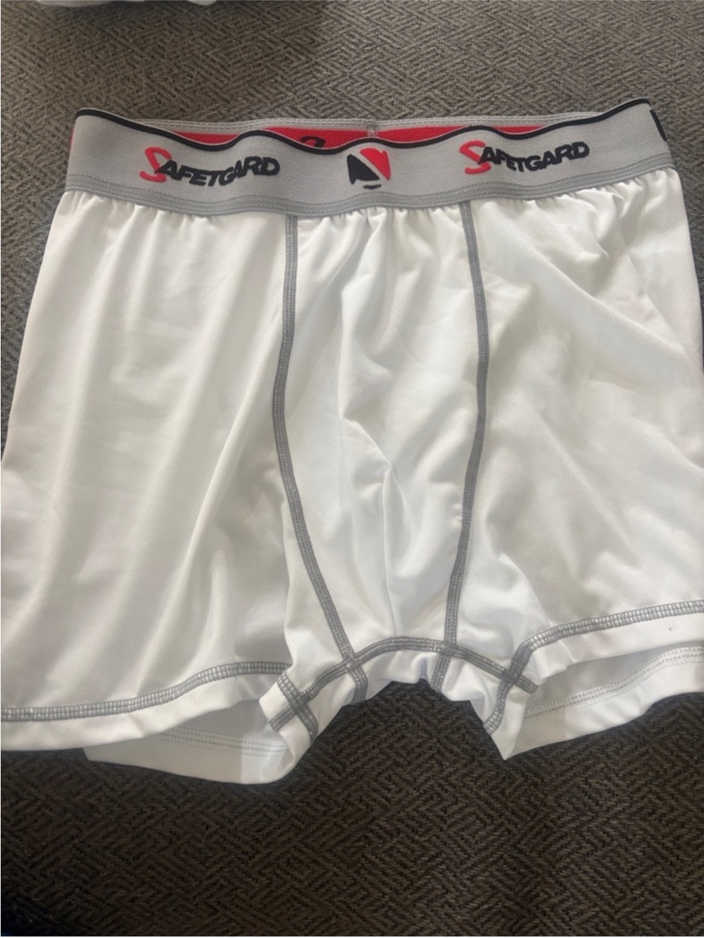 Men’s White Performance Boxer Briefs